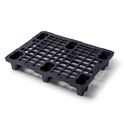 1/2 Europa Black Plastic Pallet