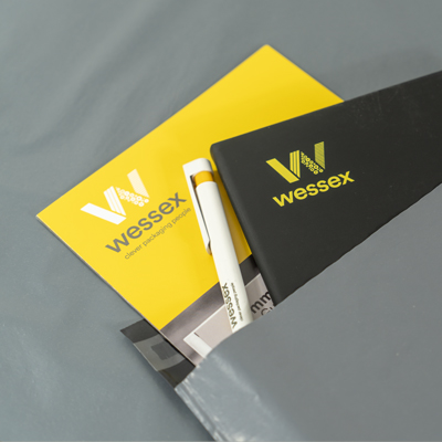 Grey Recycled Poly Mailer